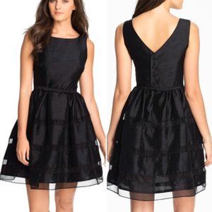 EUC TAYLOR DRESSES Button Back Fit and Flare Dress